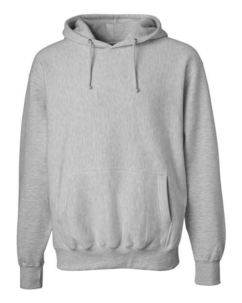 Weatherproof 7700 Unisex Cross Weave™ Hooded Sweatshirt - Heather Grey