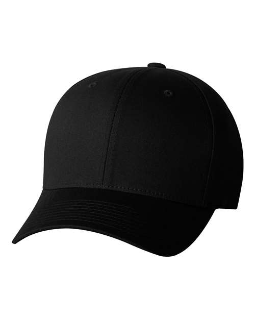 Flexfit 5001 V-Flexfit® Cotton Twill Cap - Black