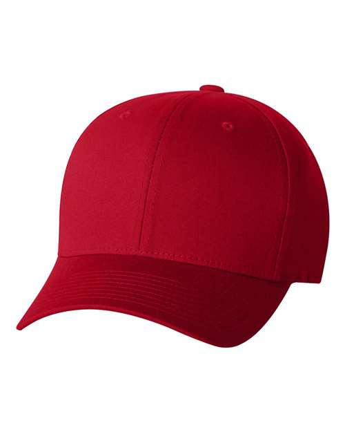Load image into Gallery viewer, Flexfit 5001 V-Flexfit® Cotton Twill Cap - Red
