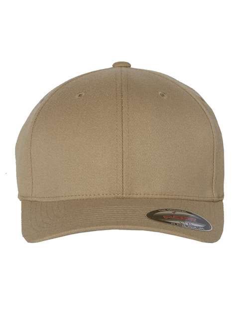Load image into Gallery viewer, Flexfit 6477 Wool-Blend Cap - Khaki
