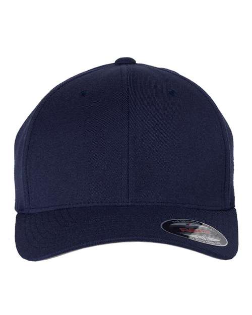 Load image into Gallery viewer, Flexfit 6477 Wool-Blend Cap - Navy
