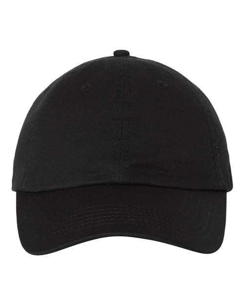 Valucap VC300A Bio-Washed Classic Dad Hat - Black