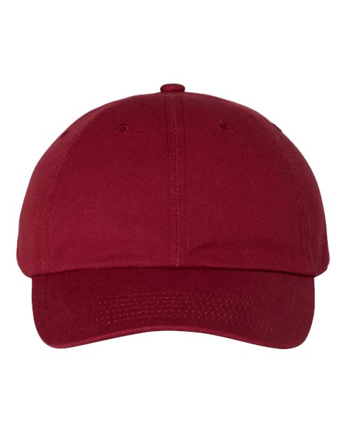Valucap VC300A Bio-Washed Classic Dad Hat - Cardinal