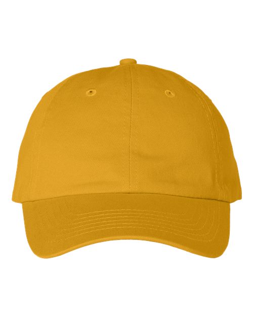 Valucap VC300A Bio-Washed Classic Dad Hat - Gold