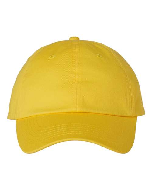Load image into Gallery viewer, Valucap VC300A Bio-Washed Classic Dad Hat - Yellow
