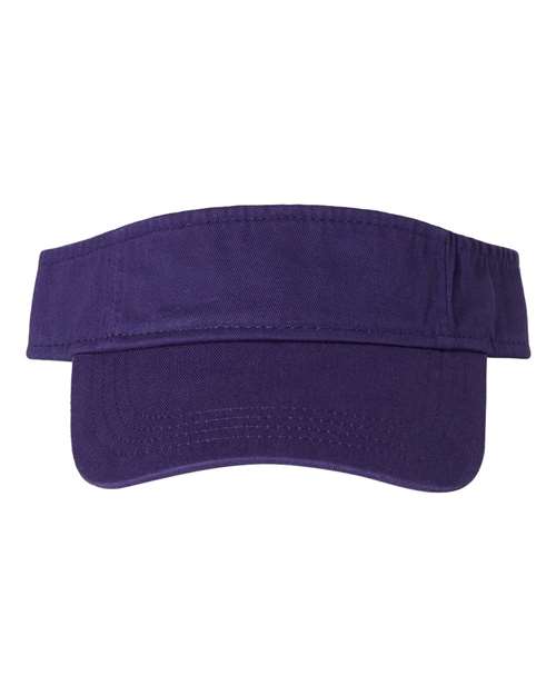 Load image into Gallery viewer, Valucap VC500 Bio-Washed Visor - Purple
