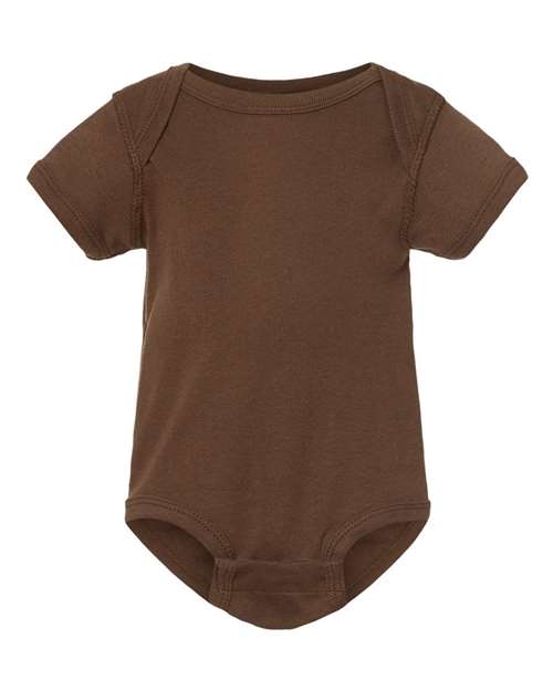 Load image into Gallery viewer, Infant Baby Rib Bodysuit - Brown
