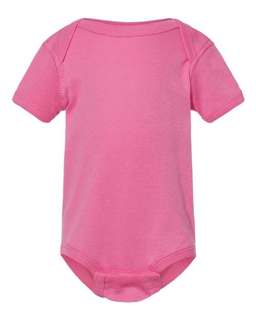 Load image into Gallery viewer, Infant Baby Rib Bodysuit - Raspberry
