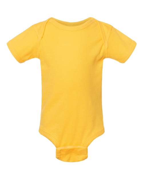 Infant Baby Rib Bodysuit - Yellow