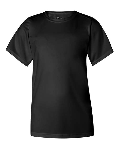 Badger 2120 Youth B-Core T-Shirt - Black