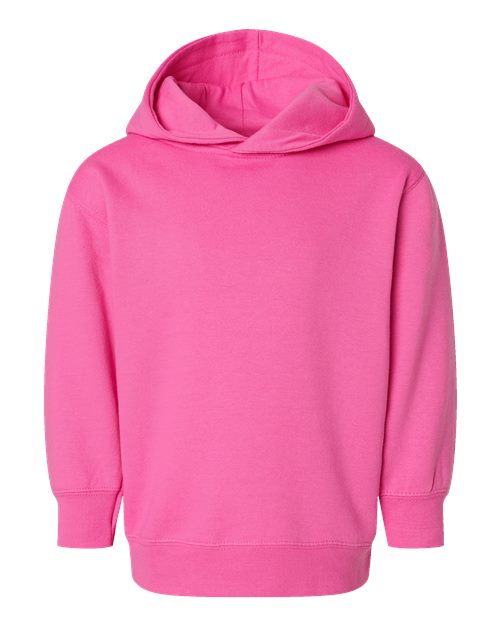 Load image into Gallery viewer, Toddler Pullover Fleece Hoodie - Raspberry
