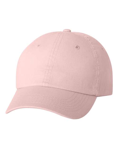 Load image into Gallery viewer, Valucap VC300Y Youth Small Fit Bio-Washed Dad Hat - Light Pink
