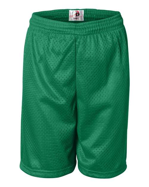 Badger 2207 Youth Pro Mesh 6" Shorts - Kelly