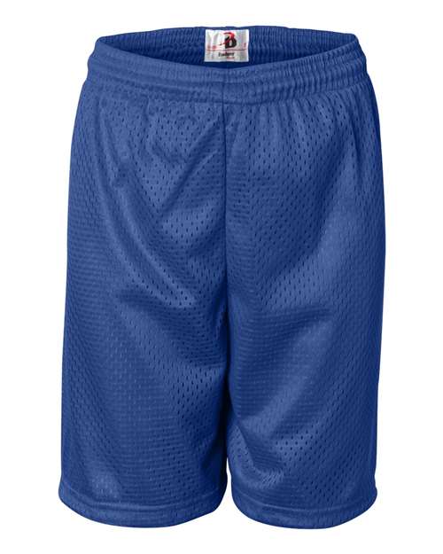 Badger 2207 Youth Pro Mesh 6" Shorts - Royal