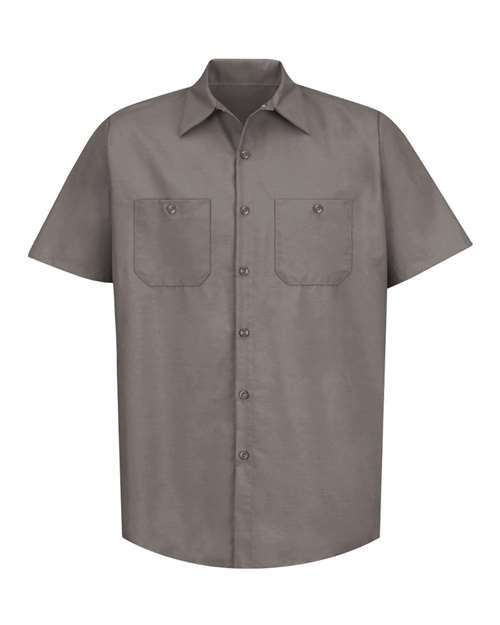 Load image into Gallery viewer, Red Kap SP24 Men's Industrial Short Sleeve Work Shirt - Grey
