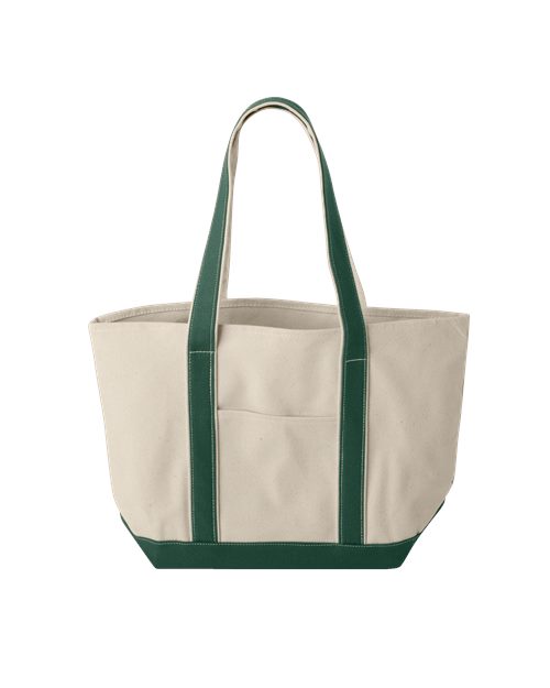Load image into Gallery viewer, Windward Large Cotton Canvas Classic Resort Tote
