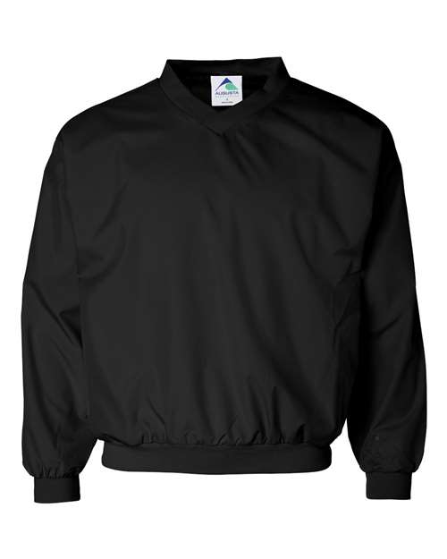 Augusta Sportswear 3415 Unisex Micro Poly Windshirt - Black