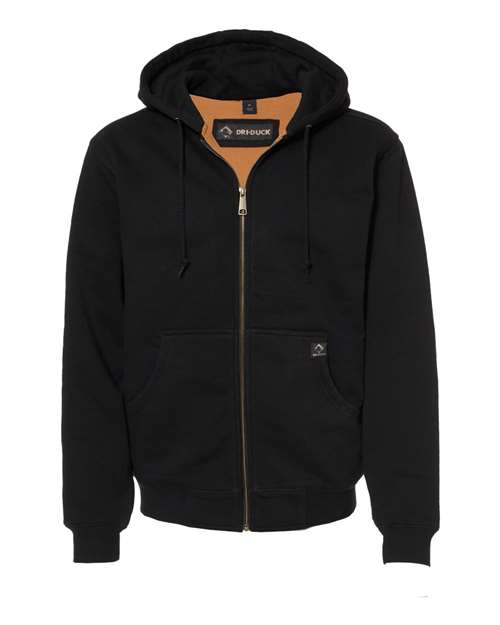 Load image into Gallery viewer, DRI DUCK 7033 Men's Crossfire Heavyweight Power Fleece Hooded Jacket with Thermal Lining - Black
