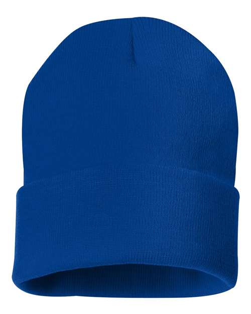 Sportsman SP12 12" Solid Cuffed Beanie - Royal