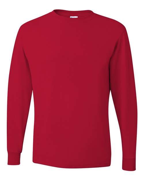 Unisex Dri-Power® Long Sleeve 50/50 T-Shirt - True Red