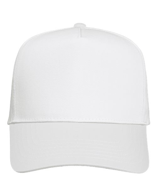 Load image into Gallery viewer, Valucap 8869 Five-Panel Twill Cap - White
