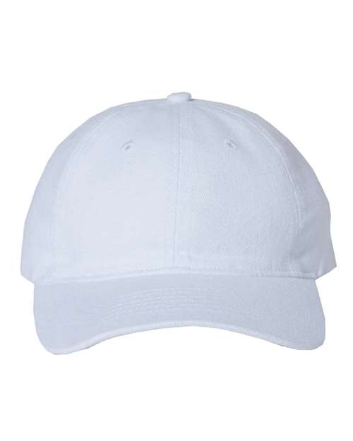 Load image into Gallery viewer, Valucap 9610 Heavy Brushed Twill Unstructured Cap - White
