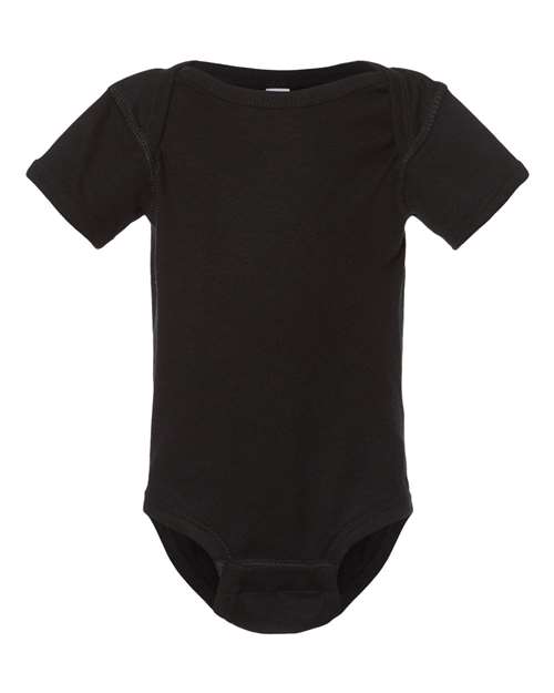 Infant Baby Rib Bodysuit - Black