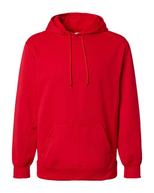 Badger 1454 Men's Performance Fleece Hooded Sweatshirt - Red