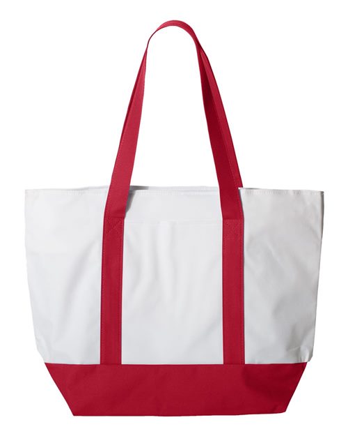 Load image into Gallery viewer, Bay View Giant Zippered Tote
