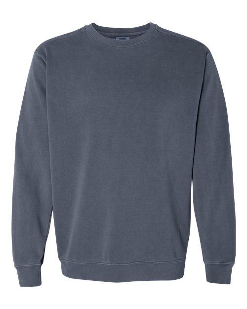 Load image into Gallery viewer, Unisex Garment-Dyed Crewneck Sweatshirt - Denim
