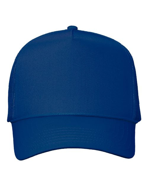 Valucap 8804H Five-Panel Trucker Cap - Royal Blue