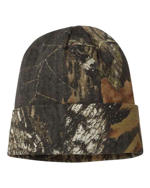 Load image into Gallery viewer, Kati LCB12 12" Licensed Camo Cuffed Beanie - Mossy Oak BreakUp
