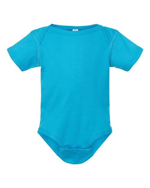 Load image into Gallery viewer, Infant Baby Rib Bodysuit - Turquoise
