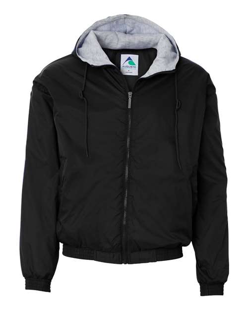 Augusta Sportswear 3280 Unisex Fleece Lined Hooded Jacket - Black