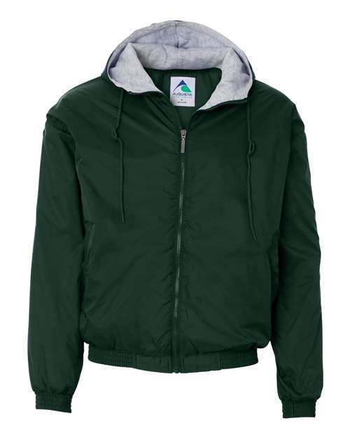 Augusta Sportswear 3280 Unisex Fleece Lined Hooded Jacket - Dark Green