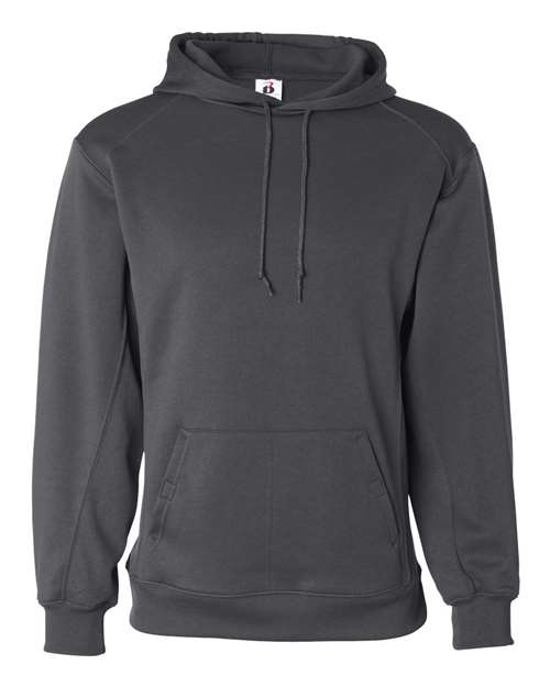 Load image into Gallery viewer, Badger 1454 Men's Performance Fleece Hooded Sweatshirt - Graphite
