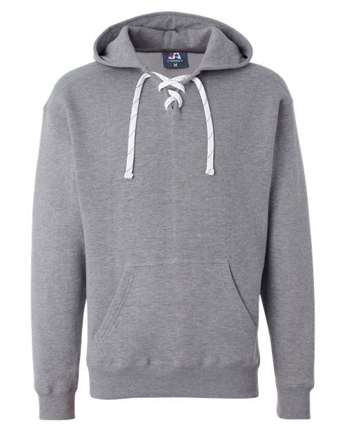 Load image into Gallery viewer, J. America 8830 Men's Sport Lace Hooded Sweatshirt - Oxford
