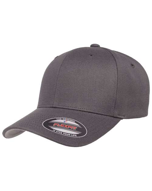 Load image into Gallery viewer, Flexfit 6477 Wool-Blend Cap - Grey
