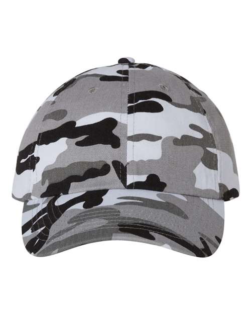 Load image into Gallery viewer, Valucap VC300A Bio-Washed Classic Dad Hat - Grey Camo
