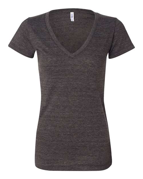 Load image into Gallery viewer, Women’s Triblend Deep V-Neck Tee
