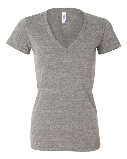 Load image into Gallery viewer, Women’s Triblend Deep V-Neck Tee
