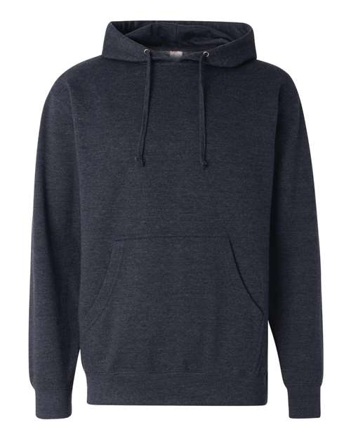 Load image into Gallery viewer, Unisex Midweight Hooded Sweatshirt - Classic Navy Heather
