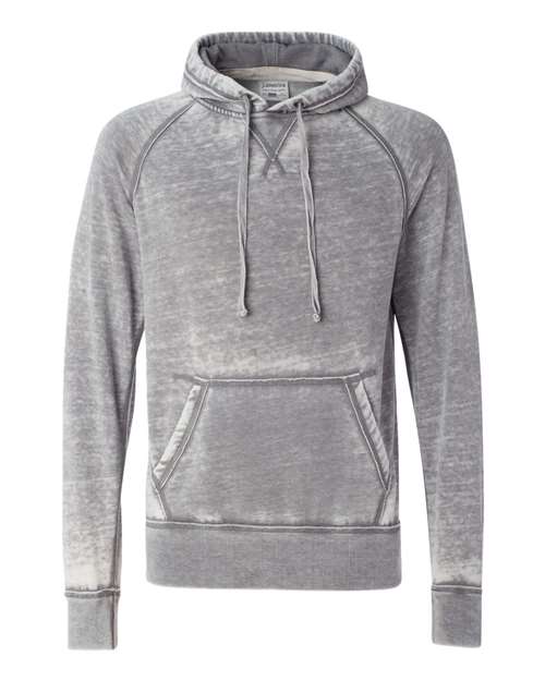 J. America 8915 Men's Vintage Zen Fleece Hooded Sweatshirt - Cement