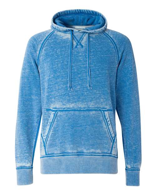 Load image into Gallery viewer, J. America 8915 Men's Vintage Zen Fleece Hooded Sweatshirt - Royal
