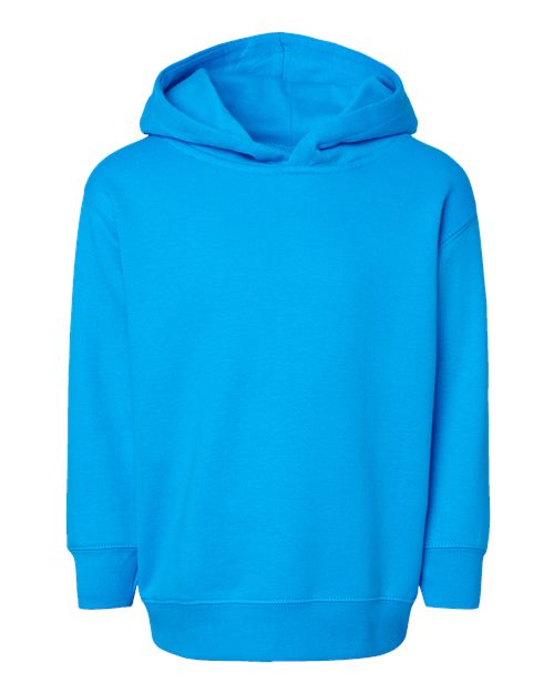 Load image into Gallery viewer, Toddler Pullover Fleece Hoodie - Turquoise
