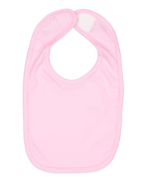 Rabbit Skins 1005 Infant Premium Jersey Bib - Pink