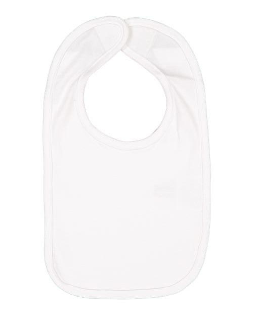 Rabbit Skins 1005 Infant Premium Jersey Bib - White