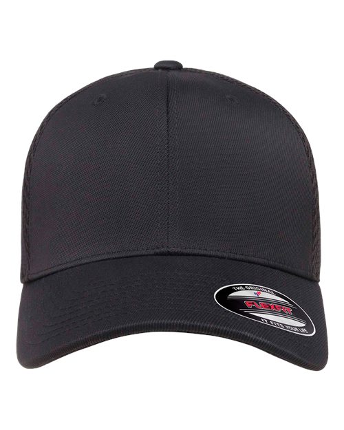 Flexfit 6533 Ultrafiber Mesh Cap - Black