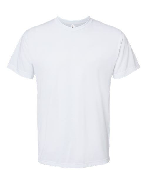 SubliVie 1910 Men's Polyester Sublimation Tee - White