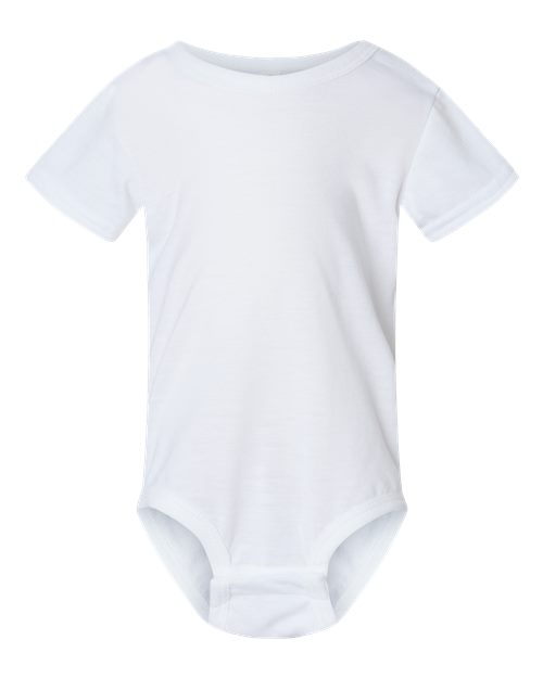 SubliVie 4610 Infant Polyester Sublimation Bodysuit - White